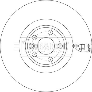 Borg & Beck BBD6221S - Jarrulevy inparts.fi