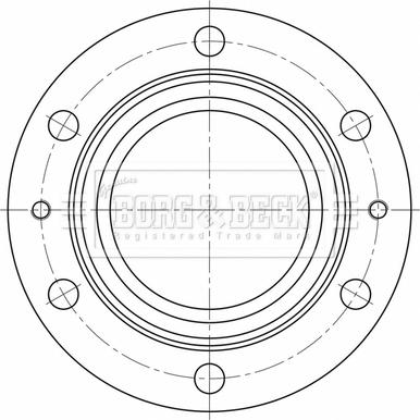 Borg & Beck BBD32592 - Jarrulevy inparts.fi