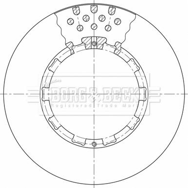 Knorr Bremse K 034 248 K50 - Jarrulevy inparts.fi