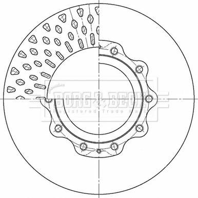 Borg & Beck BBD32654 - Jarrulevy inparts.fi