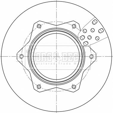 Borg & Beck BBD32652 - Jarrulevy inparts.fi