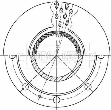 Borg & Beck BBD32664 - Jarrulevy inparts.fi