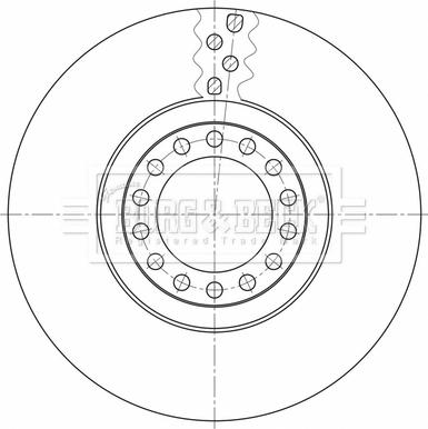 Borg & Beck BBD32603 - Jarrulevy inparts.fi