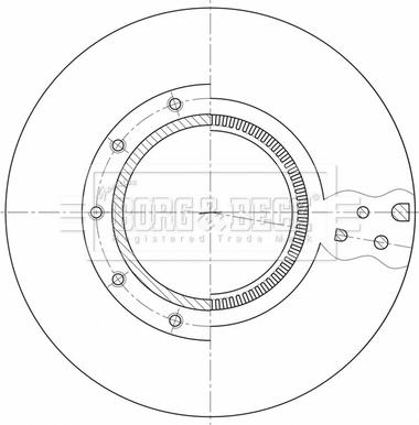 Borg & Beck BBD32619 - Jarrulevy inparts.fi