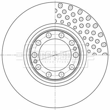 Borg & Beck BBD32618 - Jarrulevy inparts.fi