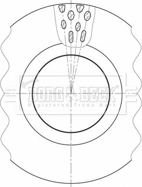 Borg & Beck BBD32635 - Jarrulevy inparts.fi