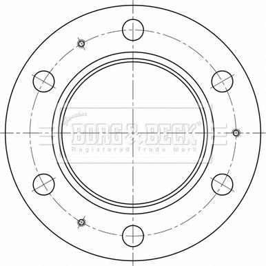 Borg & Beck BBD32636 - Jarrulevy inparts.fi