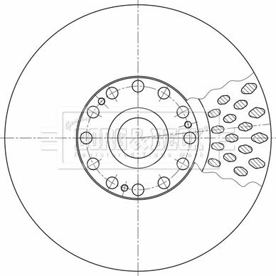 Borg & Beck BBD32629 - Jarrulevy inparts.fi