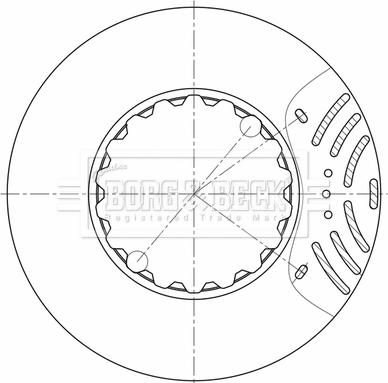 Borg & Beck BBD32674 - Jarrulevy inparts.fi