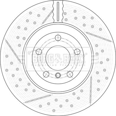 Borg & Beck BBD7009S - Jarrulevy inparts.fi