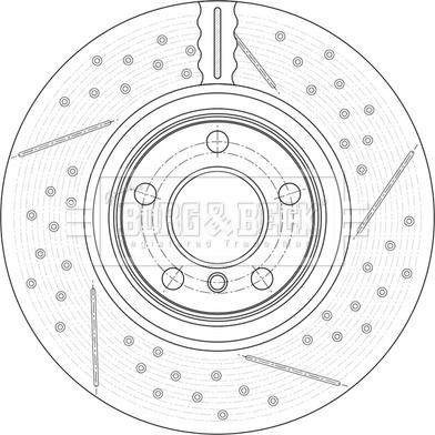 Borg & Beck BBD7008S - Jarrulevy inparts.fi