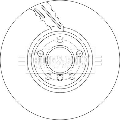 Borg & Beck BBD7003S - Jarrulevy inparts.fi