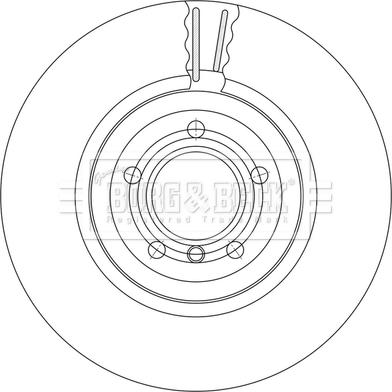 Borg & Beck BBD7002S - Jarrulevy inparts.fi