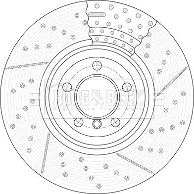 Borg & Beck BBD7007S - Jarrulevy inparts.fi