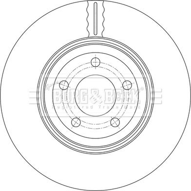 Borg & Beck BBD7014S - Jarrulevy inparts.fi