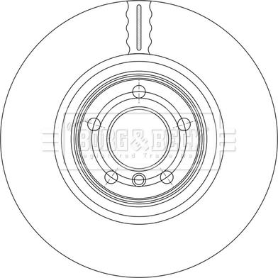 Borg & Beck BBD7010S - Jarrulevy inparts.fi