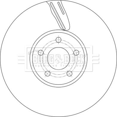 Borg & Beck BBD7018S - Jarrulevy inparts.fi