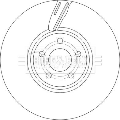 Borg & Beck BBD7017S - Jarrulevy inparts.fi