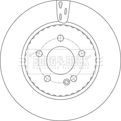 Borg & Beck BBD7021S - Jarrulevy inparts.fi