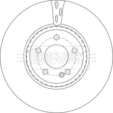 Borg & Beck BBD7023S - Jarrulevy inparts.fi