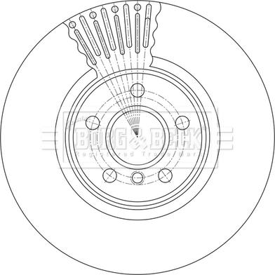 Borg & Beck BBD7022S - Jarrulevy inparts.fi