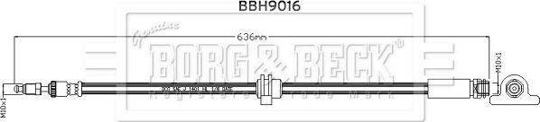 Borg & Beck BBH9016 - Jarruletku inparts.fi