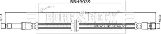 Borg & Beck BBH9039 - Jarruletku inparts.fi