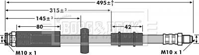 Borg & Beck BBH6909 - Jarruletku inparts.fi