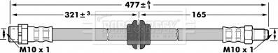 Borg & Beck BBH6921 - Jarruletku inparts.fi