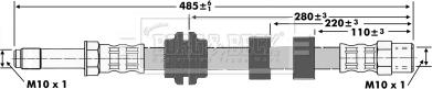 Borg & Beck BBH6418 - Jarruletku inparts.fi