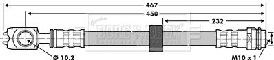 Borg & Beck BBH6631 - Jarruletku inparts.fi