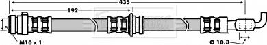 Borg & Beck BBH6038 - Jarruletku inparts.fi