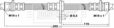 Borg & Beck BBH6194 - Jarruletku inparts.fi