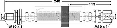 Borg & Beck BBH6844 - Jarruletku inparts.fi