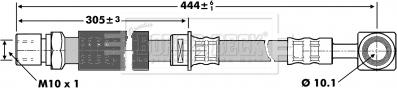 Borg & Beck BBH6845 - Jarruletku inparts.fi