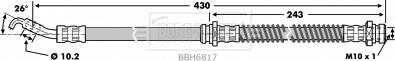 Borg & Beck BBH6817 - Jarruletku inparts.fi