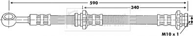 Borg & Beck BBH6881 - Jarruletku inparts.fi