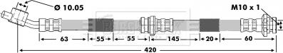 Borg & Beck BBH6879 - Jarruletku inparts.fi