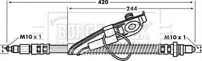 Borg & Beck BBH6754 - Jarruletku inparts.fi