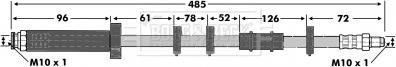 Borg & Beck BBH6773 - Jarruletku inparts.fi