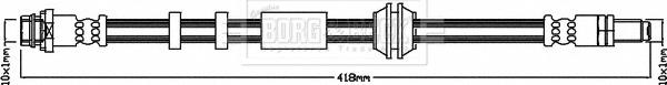 Borg & Beck BBH8412 - Jarruletku inparts.fi