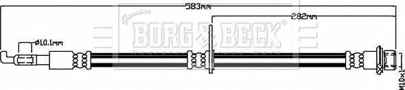 Borg & Beck BBH8483 - Jarruletku inparts.fi