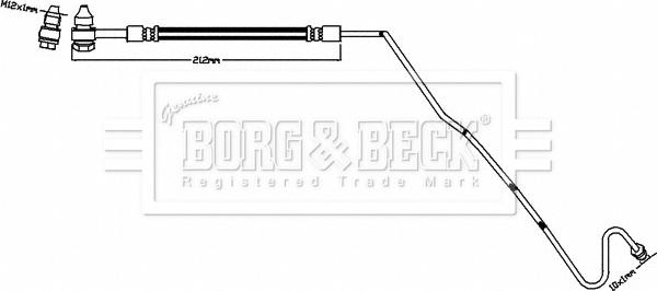 Borg & Beck BBH8504 - Jarruletku inparts.fi