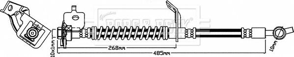 Borg & Beck BBH8518 - Jarruletku inparts.fi