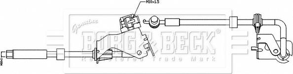 Borg & Beck BBH8532 - Jarruletku inparts.fi