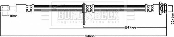 Borg & Beck BBH8604 - Jarruletku inparts.fi