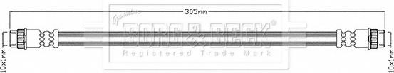 Borg & Beck BBH8680 - Jarruletku inparts.fi