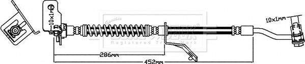 Borg & Beck BBH8032 - Jarruletku inparts.fi