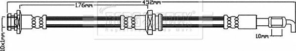 Borg & Beck BBH8023 - Jarruletku inparts.fi