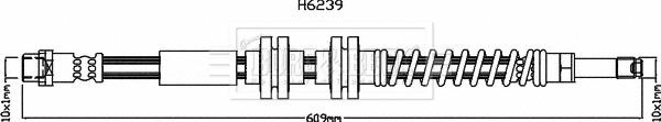 Borg & Beck BBH8168 - Jarruletku inparts.fi